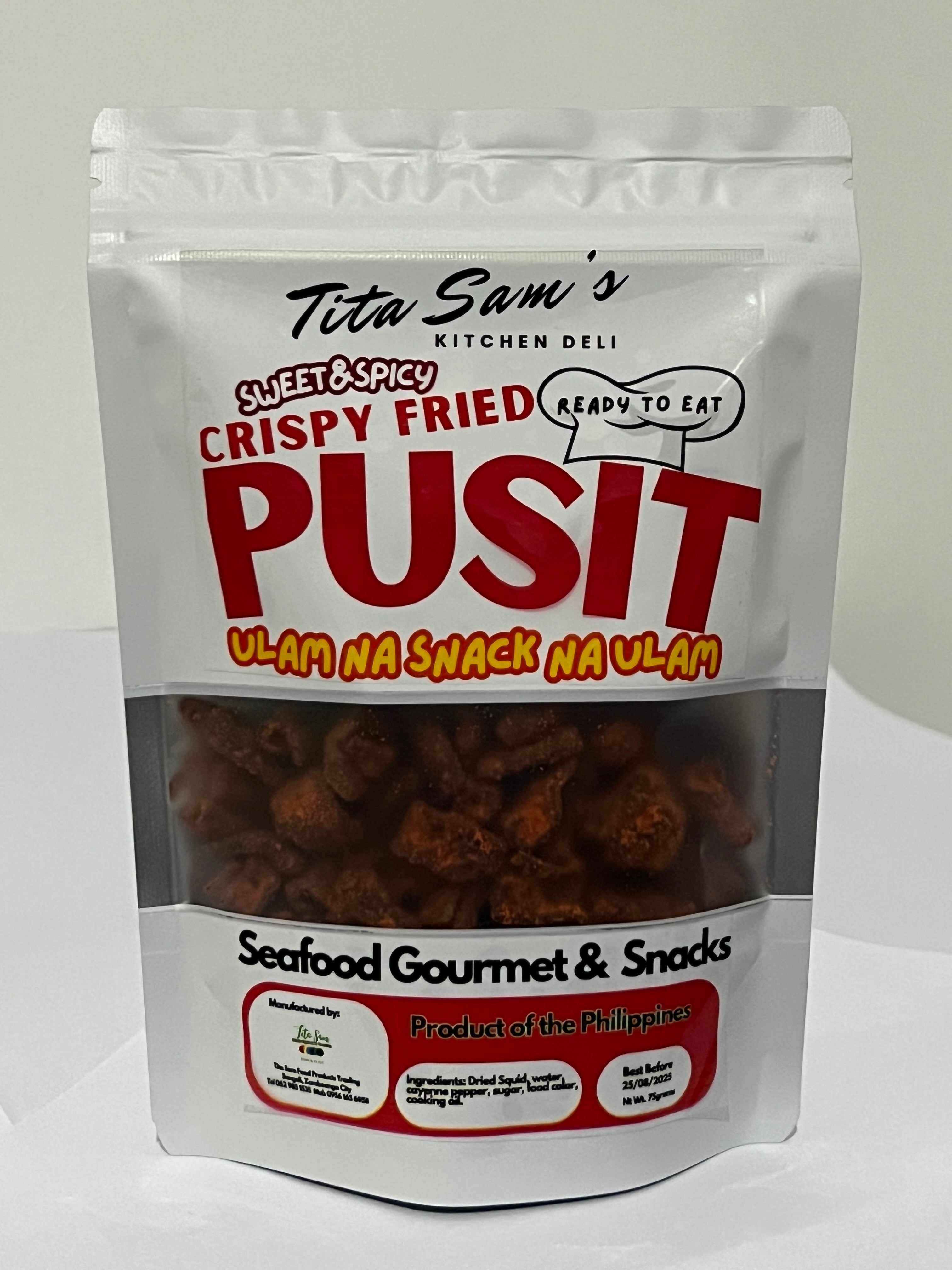 Sweet and spicy Squid snack